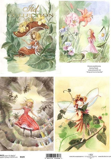 ITD Collection Rice Paper Fairies Decoupage