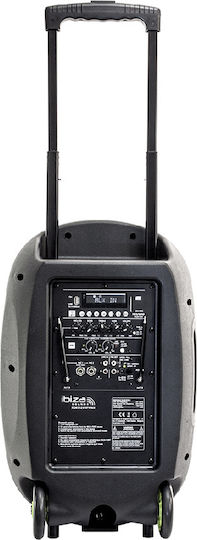 Ibiza Sound Ibiza Sound Karaoke-Lautsprecher mit Kabellosem Mikrofon und Lichteffekten PORT12VHF-MKII PORT12VHF-MKII Schwarz