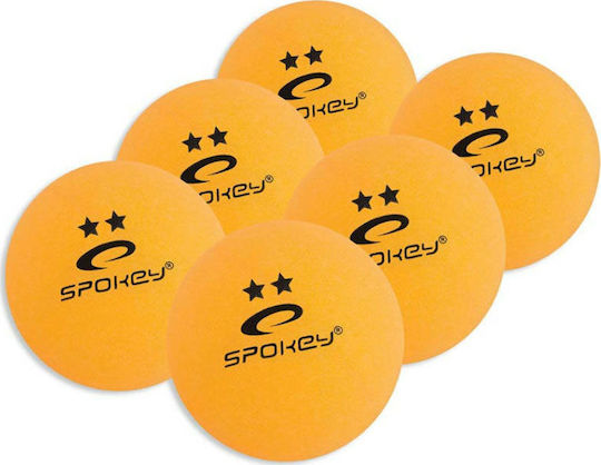Spokey 81875 Μπαλάκια Ping Pong 2-Star 6τμχ