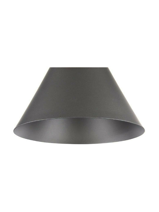 Maytoni Bicones Pendant Light Single-Light Bell for Socket E27 Gray