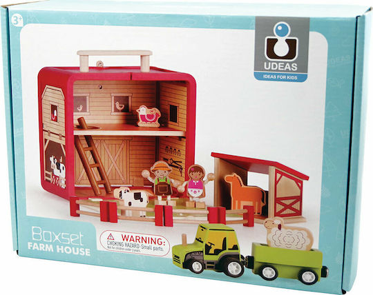 Zenit Toys Φάρμα Ξύλινο Κουκλόσπιτο