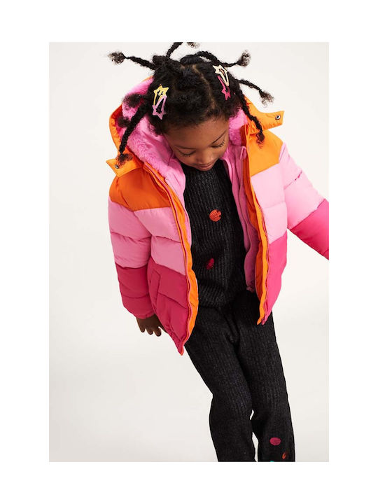 Losan Kids Quilted Jacket short Hooded Multicolour