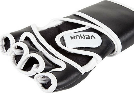 Venum Challenger 0666 Γάντια ΜΜΑ από Συνθετικό Δέρμα Μαύρα/Λευκά
