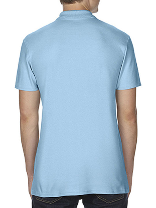 Gildan Men's Short Sleeve Promotional Blouse Light Blue