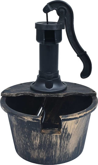 vidaXL Fountain 29.5x29.5x45cm Garden Barrel 48231