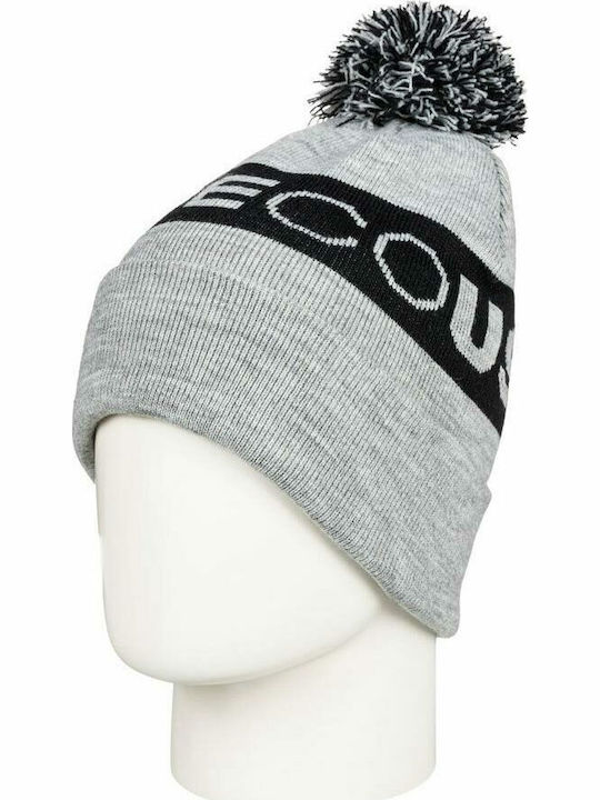 Snow Chester Pom Pom Beanie Männer Beanie Gestrickt in Gray Farbe