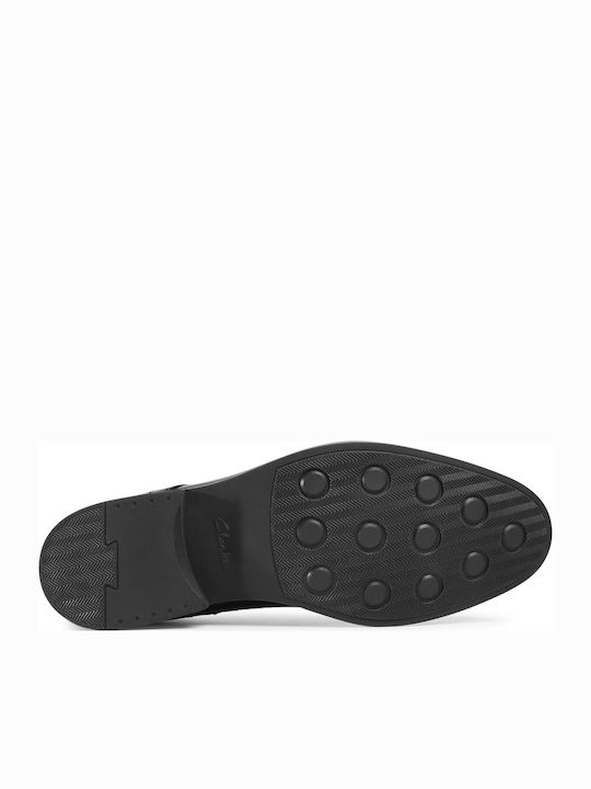 Whiddon Plain Men's Leather Dress Shoes Black