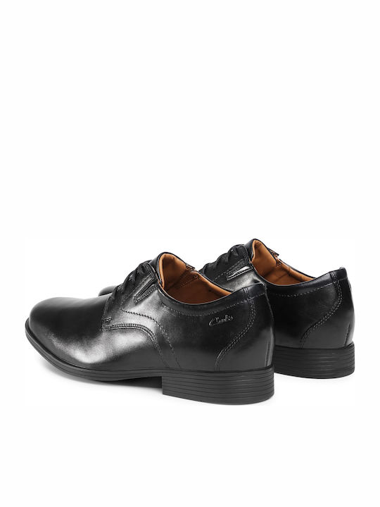 Whiddon Plain Men's Leather Dress Shoes Black