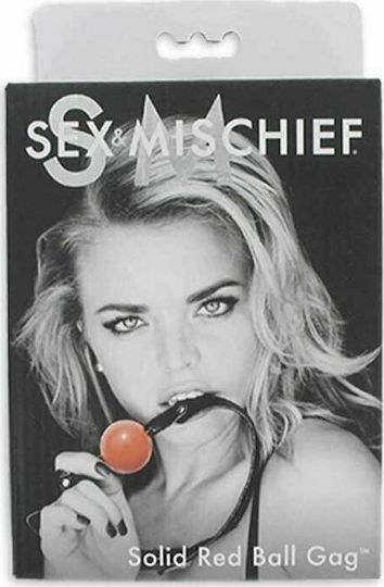 Sportsheets Solid Red Ball Gag Cagulă în Culoare Roșu