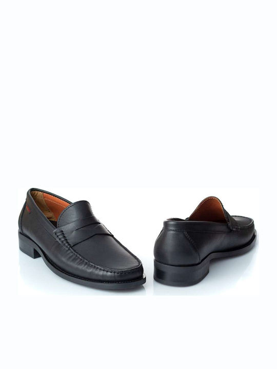 Δερμάτινα Ανδρικά Loafers σε Μαύρο Χρώμα