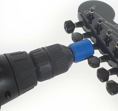 MusicNomad GRIP Bit Stimmkurbel in Blau Farbe Zapfenwickler-Befestigung