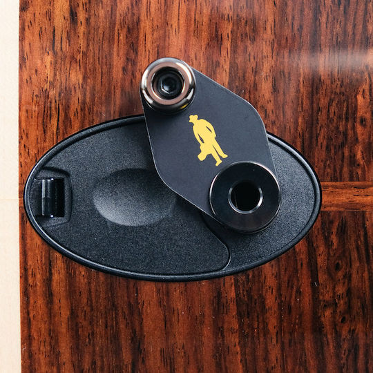 MusicNomad Acousti-Lok Strap Lock Adapter for Taylor Guitars String Instrument Accessory in Black Color with a 9 Volt Expression System