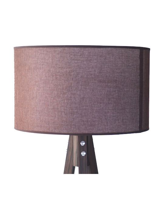 Alphab2b Classic Floor Lamp E27 H150xW40cm Brown