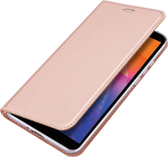 Dux Ducis Skin Pro Книга Изкуствена кожа Розово злато (Huawei Y5p)