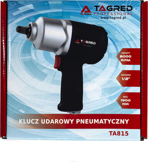 Tagred TA815 Въздушен Ключ 1/2" с Максимален Въртящ Момент 193.74kgm