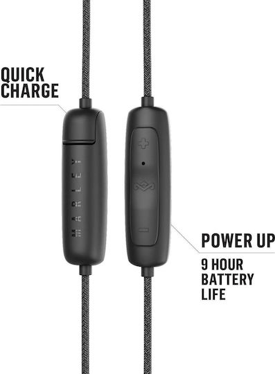 The House Of Marley Smile Jamaica Wireless 2 In-ear Bluetooth Handsfree Ακουστικά με Αντοχή στον Ιδρώτα Black