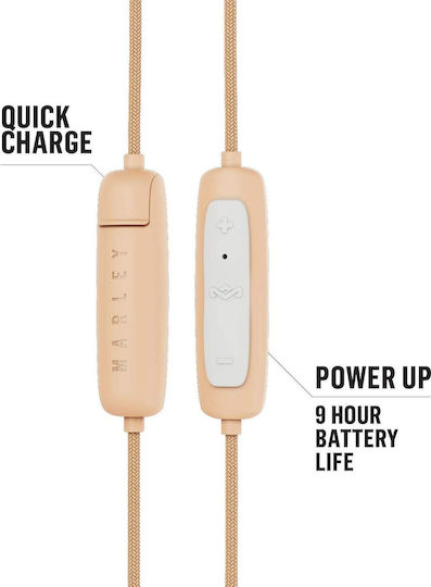 The House Of Marley Smile Jamaica Wireless 2 In-ear Bluetooth Handsfree Ακουστικά με Αντοχή στον Ιδρώτα Copper