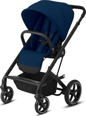 Cybex Balios S Lux Black Frame Navy Blue Gold Edition
