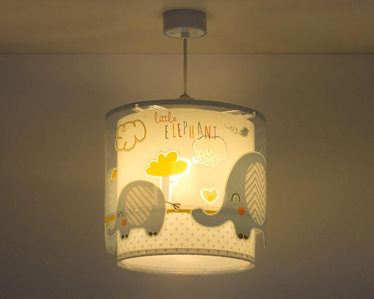 Ango Little Elephant Einfaches Licht Kinderdeckenleuchte Deckenleuchte 23W mit Fassung E27 Blue