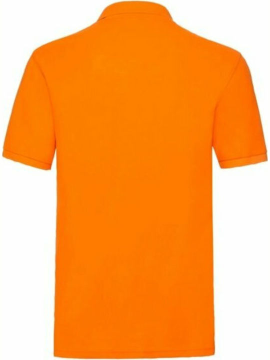 Fruit of the Loom Premium Ανδρική Διαφημιστική Μπλούζα Κοντομάνικη σε Πορτοκαλί Χρώμα