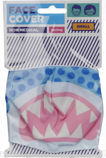 Puckator Reusable Face Covering Small 4-12 Ετών Shark Cafe 1τμχ