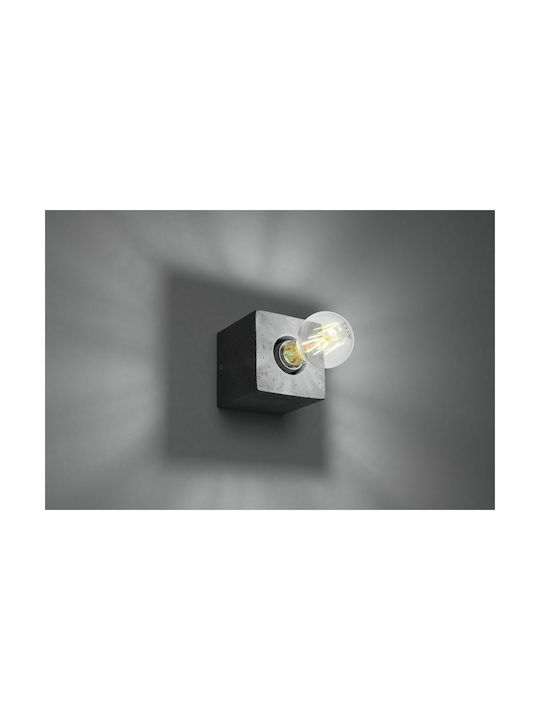 Sollux Abel Lumină De perete Argintiu 10x13x13cm
