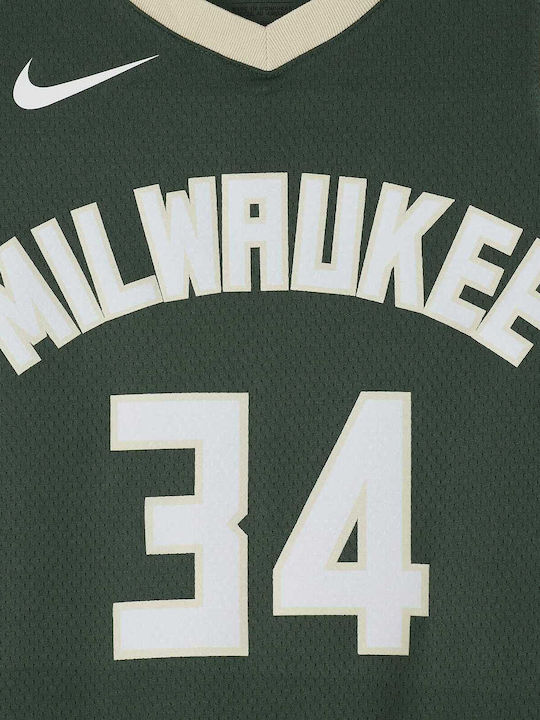 Giannis Antetokounmpo Milwaukee Bucks Icon Edition Swingman 2020 Jersey Style Basketball