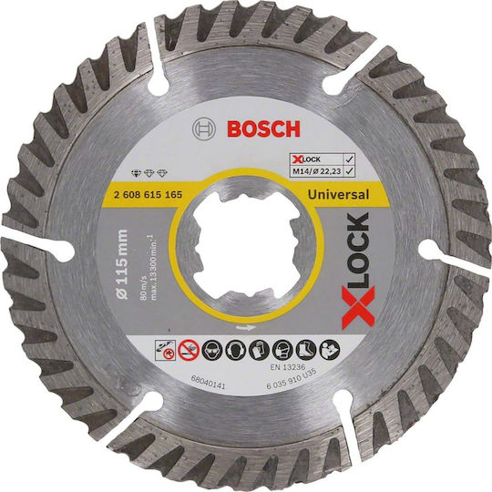 Bosch X-Lock Standard Universal Schneidscheibe 115mm 1Stück