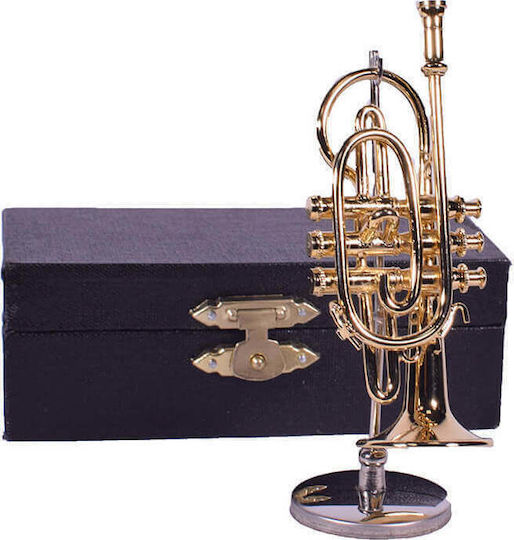 SP Souliotis Miniatură Decorativă Instrument Muzical Metalic 3.5x3.5x8.5cm
