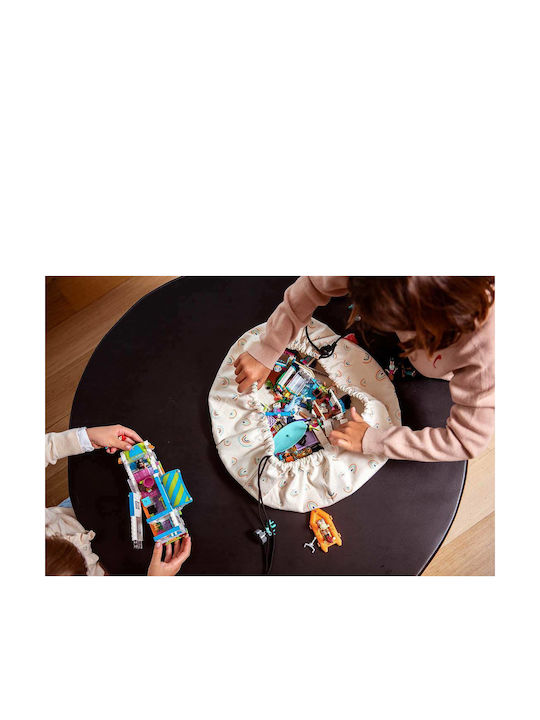 Play&go Saltea de Joacă pentru Copii din Țesătură Mini Rainbow Alb 40x40cm 1buc