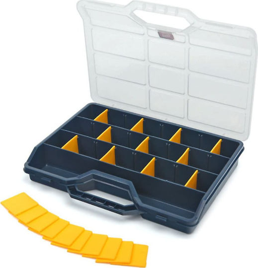 Tayg 45-26 Tool Compartment Organiser 21 Slot Adjustable Blue 31.2x23.8x5.1cm
