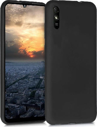 Caselab Soft Touch Back Cover Σιλικόνης Μαύρο (Redmi 9A / 9AT)