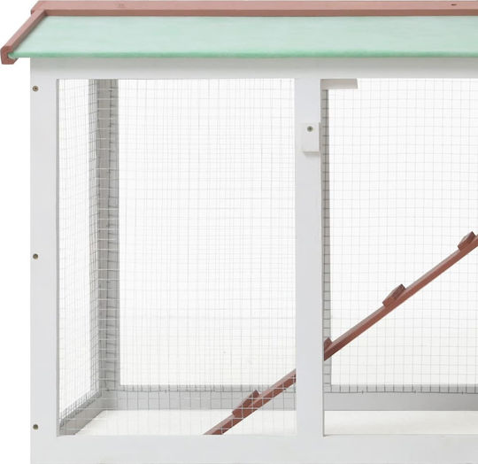 vidaXL 170841 Wooden Cage for Rabbits 145x45x85cm