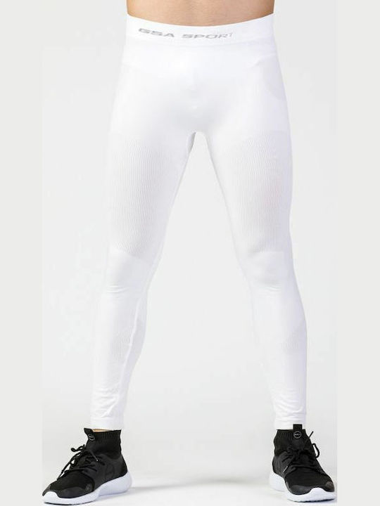 GSA Seamless Thermal Herren Thermo Hose Weiß