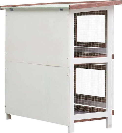 vidaXL 170835 Ξύλινο Κλουβί για Κουνέλια 90x45x89εκ.