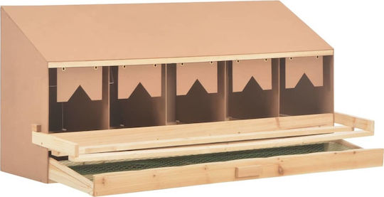 vidaXL Wooden Nesting Box for Hens 170659 117x33x54cm