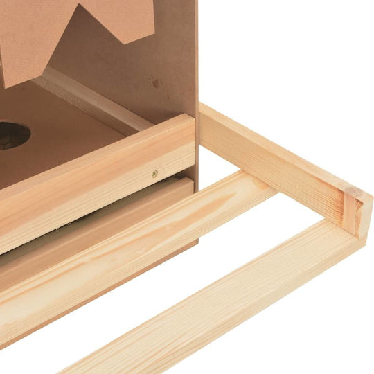 vidaXL Wooden Nesting Box for Hens 170659 117x33x54cm