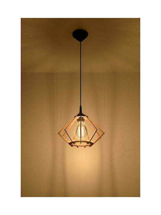 Sollux Pompelmo Pendant Light Single-Light for Socket E27 Brown