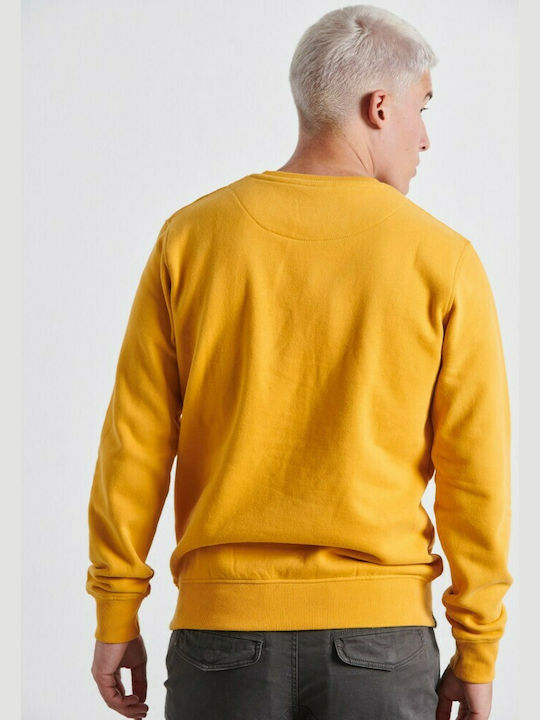 Funky Buddha Herren Sweatshirt Jacke Mustard FBM002-003-06