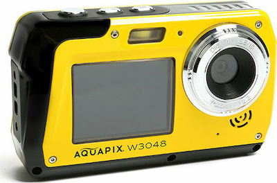 EasyPix Aquapix W3048 Edge Compact Φωτογραφική Μηχανή 13MP με Οθόνη 3" και Ανάλυση Video 2688 x 1520 pixels Κίτρινη