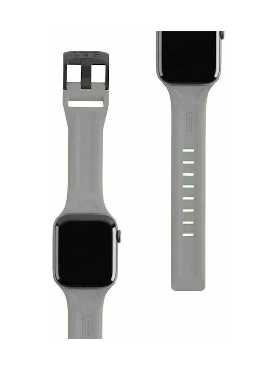 UAG Scout Strap Armband Silikon Silber (Apple Watch 42/44/45mm) 191488113333