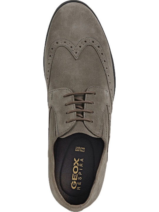 Domenico Suede Ανδρικά Oxfords Μπεζ