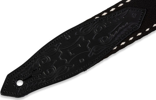 Levys MSSC80 2" Heavy-Weight Cotton Guitar Strap Ζώνη για Κιθάρα Μαύρη