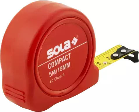Sola CΟ 5 ΜΕ Tape Measure with Auto-Rewind 19mm x 5m