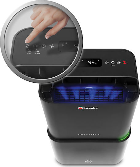 Inventor Atmosphere XL Dehumidifier with Compressor Ionizer and Wi-Fi 25lt Black