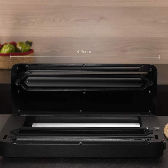 Cecotec Vacuum Sealers External with Maximum Sealing Length 310mm Automatic SealVac 140 SteelCut