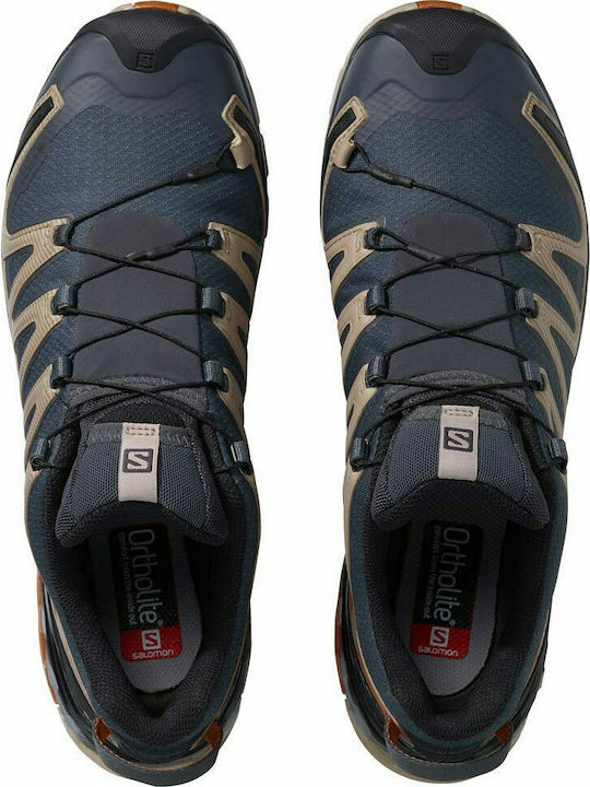Salomon XA Pro 3D V8 GTX Ανδρικά Αθλητικά Παπούτσια Trail Running Γκρι Αδιάβροχα με Μεμβράνη Gore-Tex