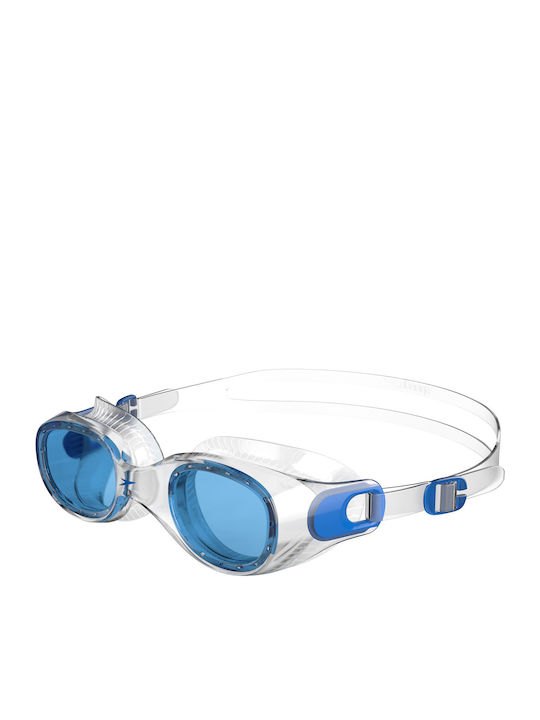 Speedo Futura Classic Swimming Goggles Adults with Anti-fog Lenses White