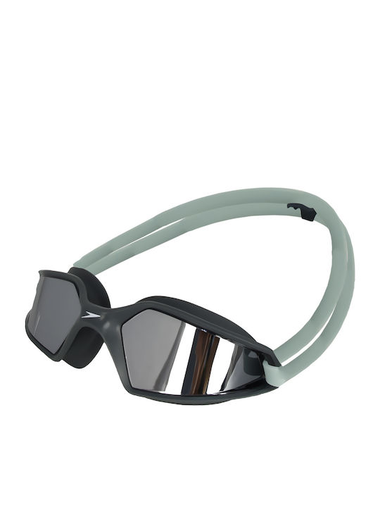 Speedo Hydropulse Swimming Goggles Adults with Anti-Fog Lenses Gray