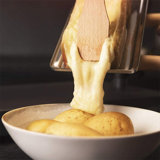 Cecotec Cheese 6000 Tabletop Grătar Electric Raclette Placă Netedă 600W cu Termostat Reglabil